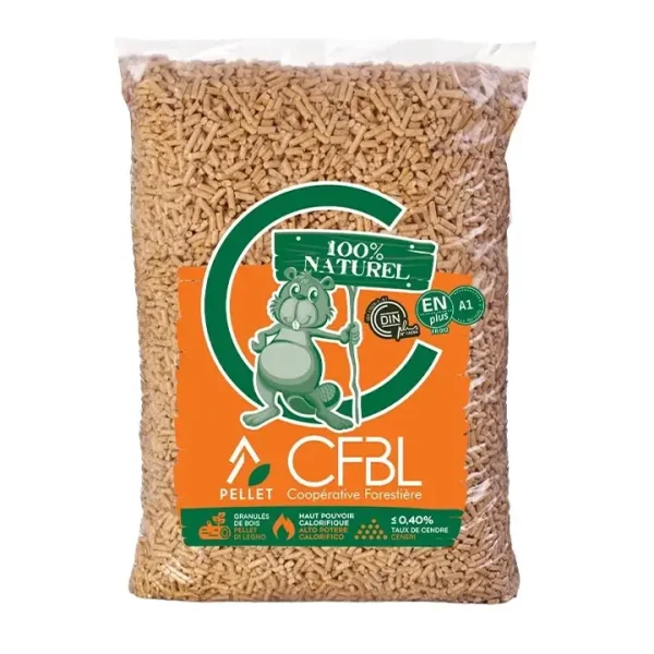 Bancale Pellet CFBL - 100% abete rosso francese - 72 sacchi da 15kg