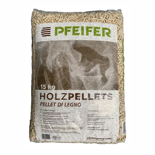 Bancale Pellet Pfeifer ENplus A1 – Abete Puro – Combustione Pulita – 70 Sacchi da 15kg