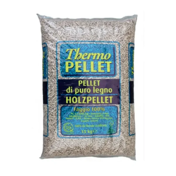 Bancale Pellet Thermo Pellet ENplus A2 – Faggio 100% – 70 Sacchi da 15kg